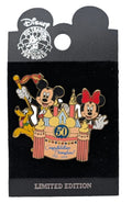 2005 WDW celebrates Disneyland's 50th Anniversary Mickey Minnie LE pin