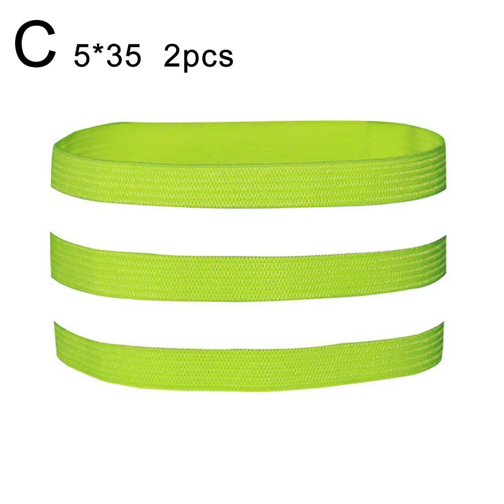 High-Visibility Reflective Trouser Clips (2 Pcs) – Adjustable Bike Leg Bands for Commuting