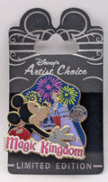 Disney Artist Choice Mickey Mouse Magic Kingdom Fireworks pin
