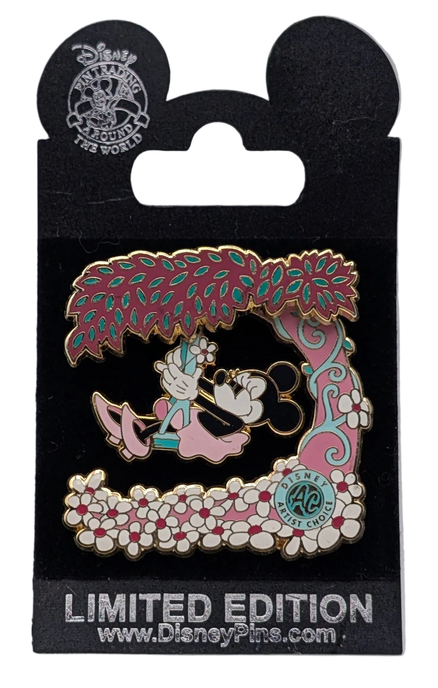 Disney Artist Choice Minnie Mouse Springtime Swing limited edition pin. 
