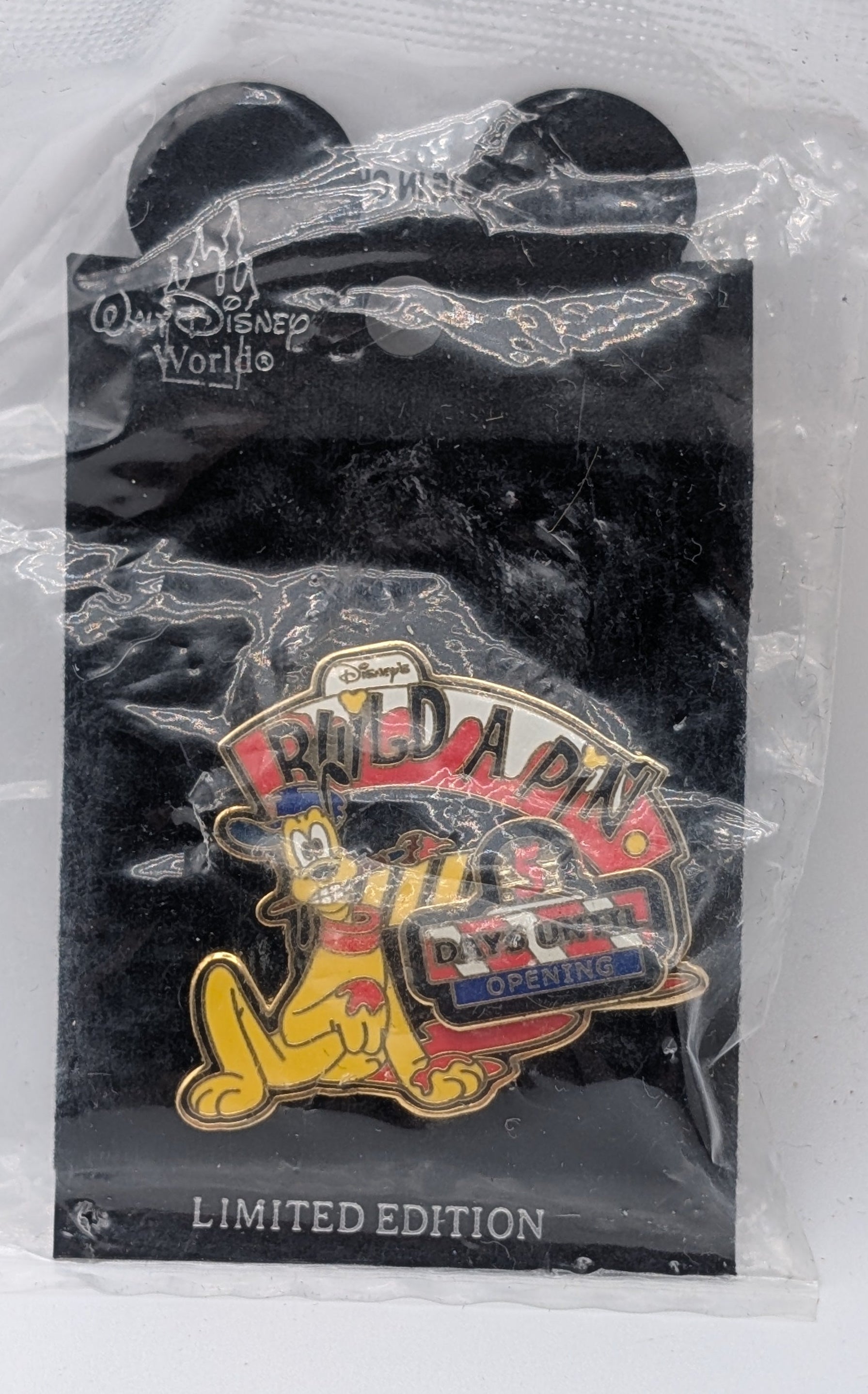 Disney Build A Pin Countdown 5 Days Pluto Pin