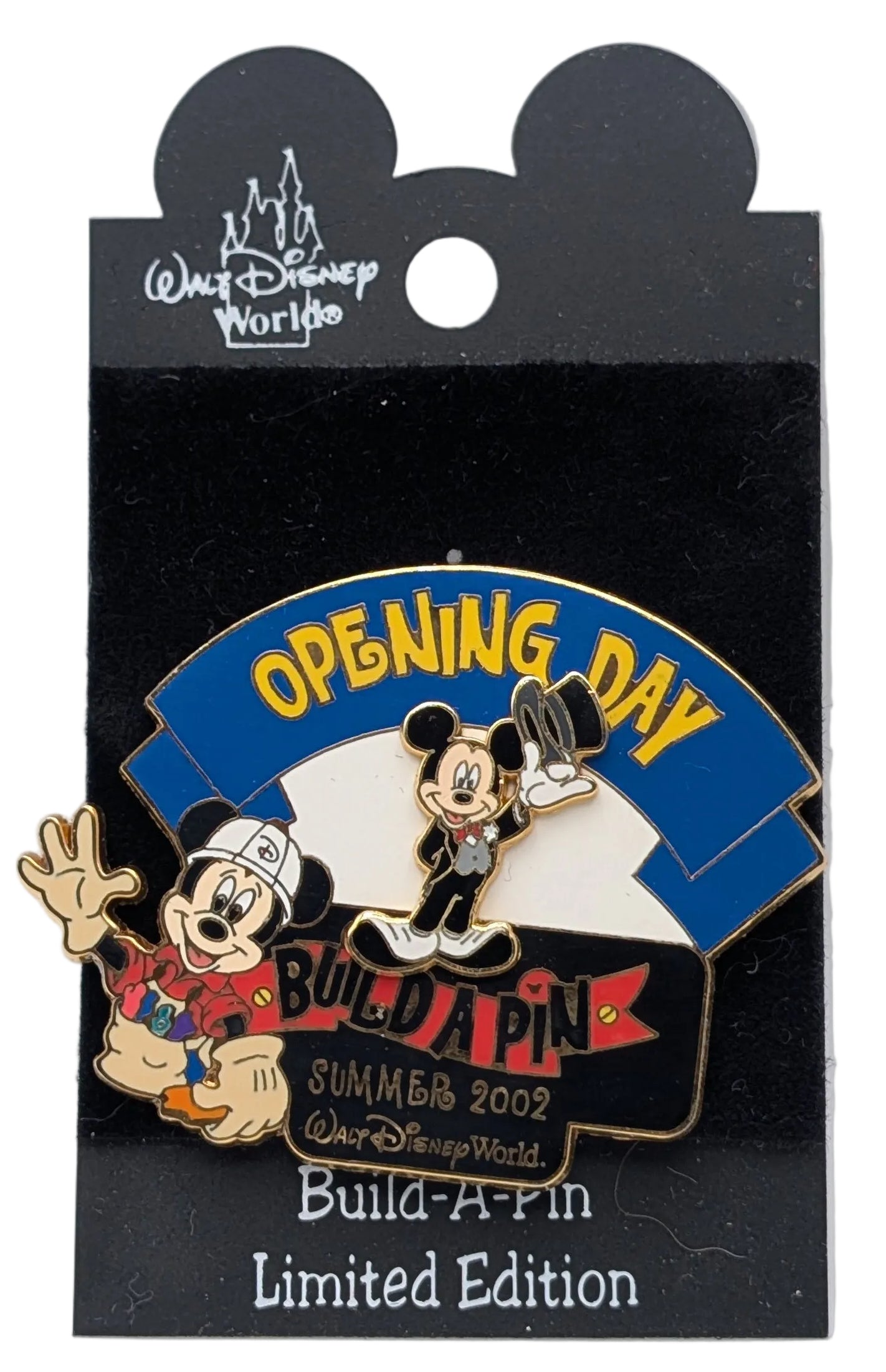 Disney Build a Pin Opening Day Mickey Mouse Pin