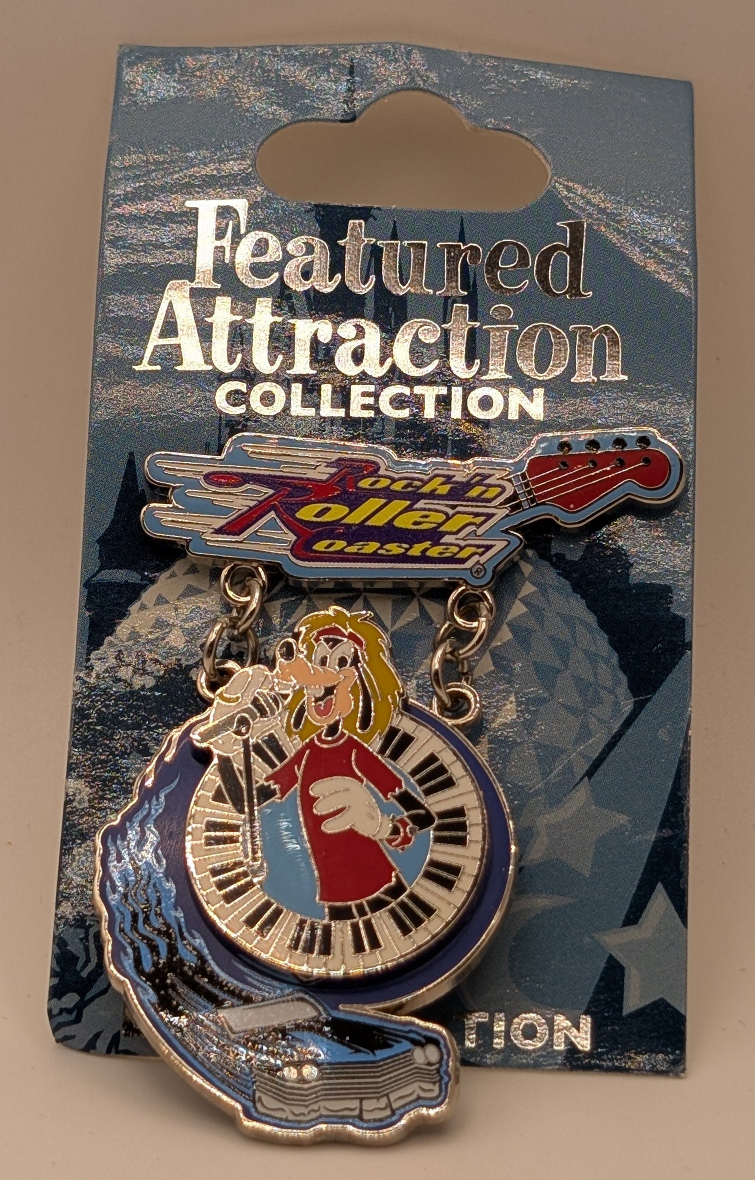 Disney Featured Attraction Collection pin featuring Goofy