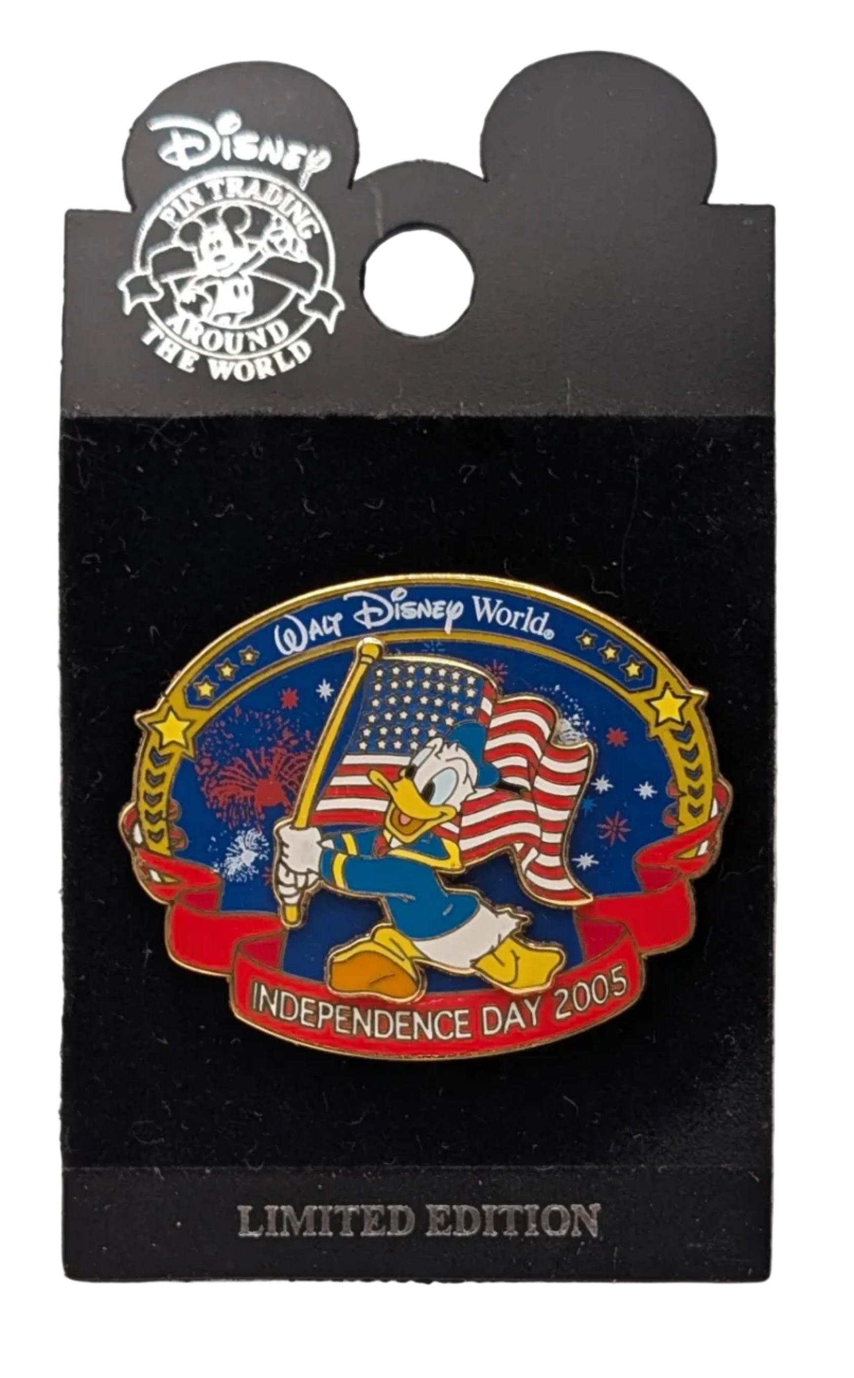 Disney Independence Day 2005 Donald Duck pin