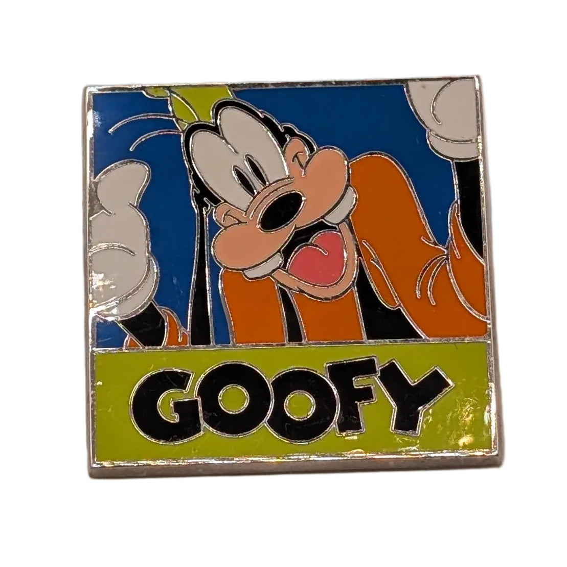Goofy Name Square Deluxe Starter Set Disney Pin