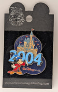 WDW 2004 Sorcerer Mickey pin featuring Cinderella's Castle