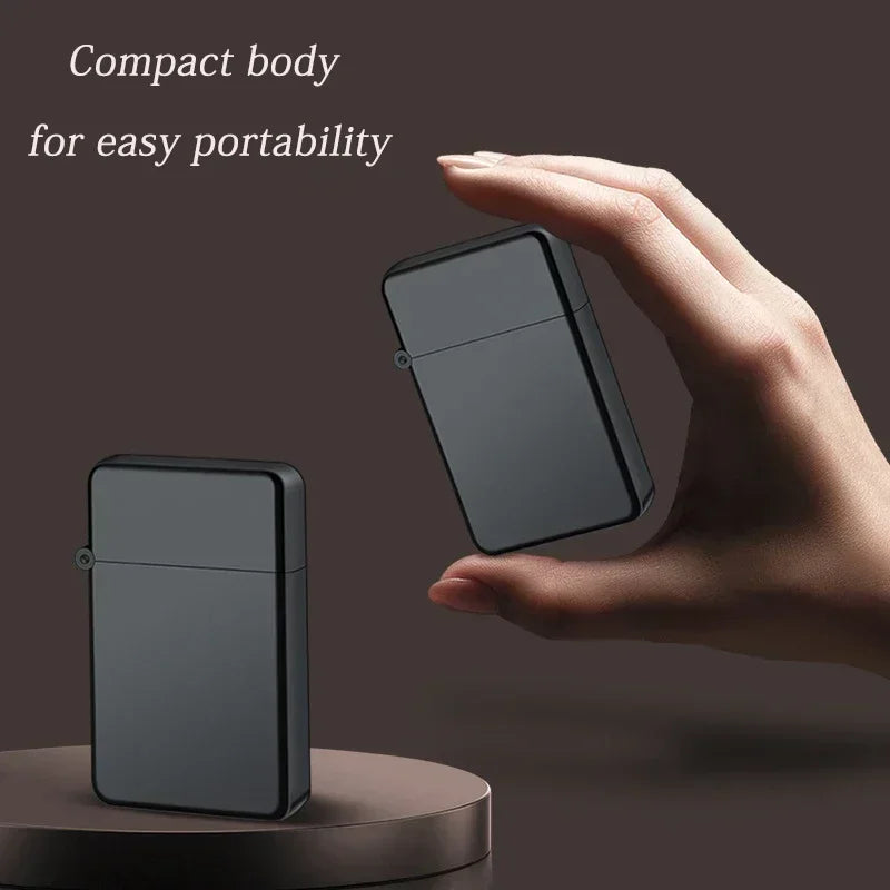 Windproof Waterproof Metal Lighter Electroplated Dragon Embossed Pattern Red Fire Direct Cigar Lighter Men Smoke Accesoires