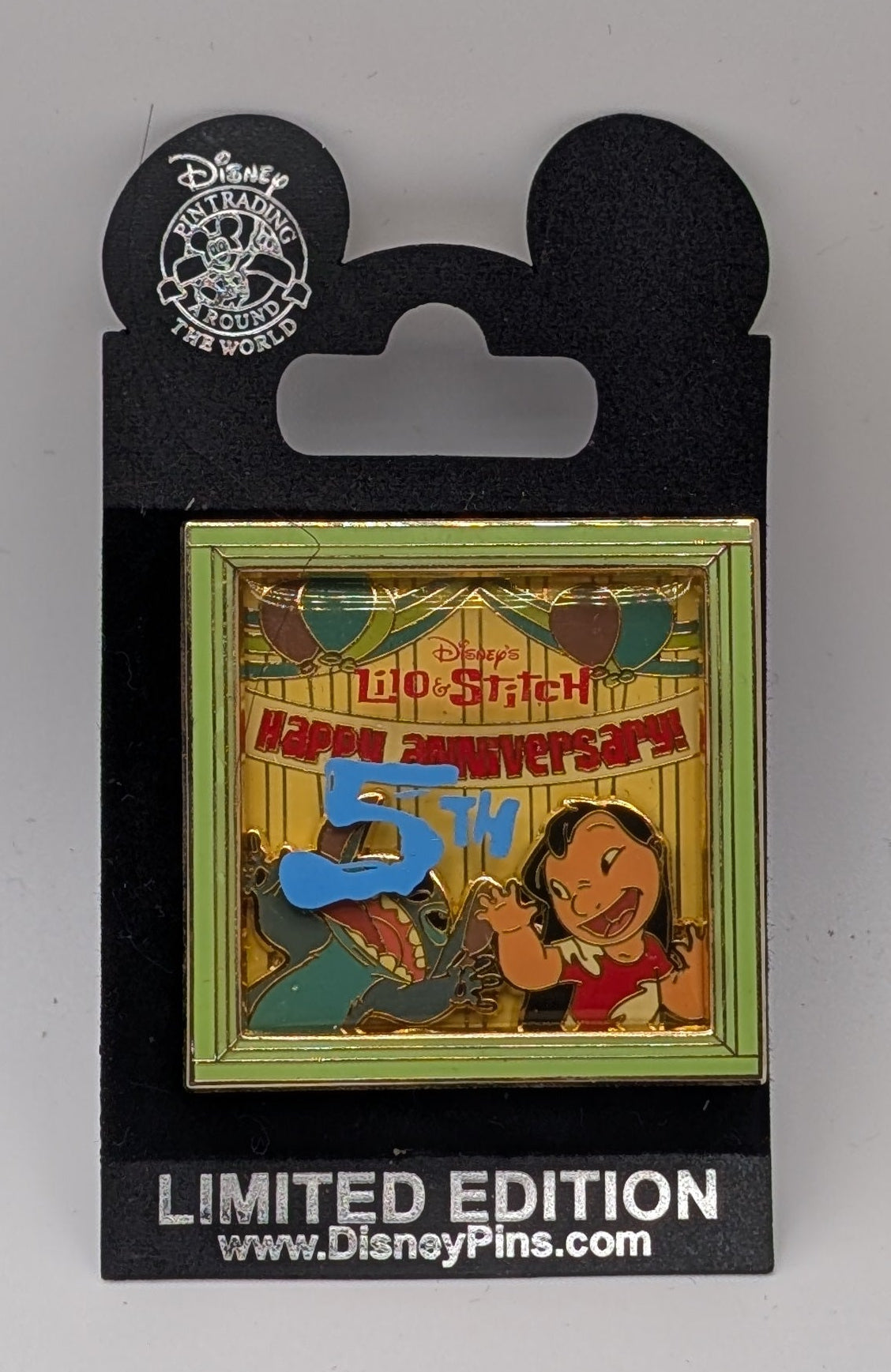 WDW Lilo & Stitch 5th Anniversary pin