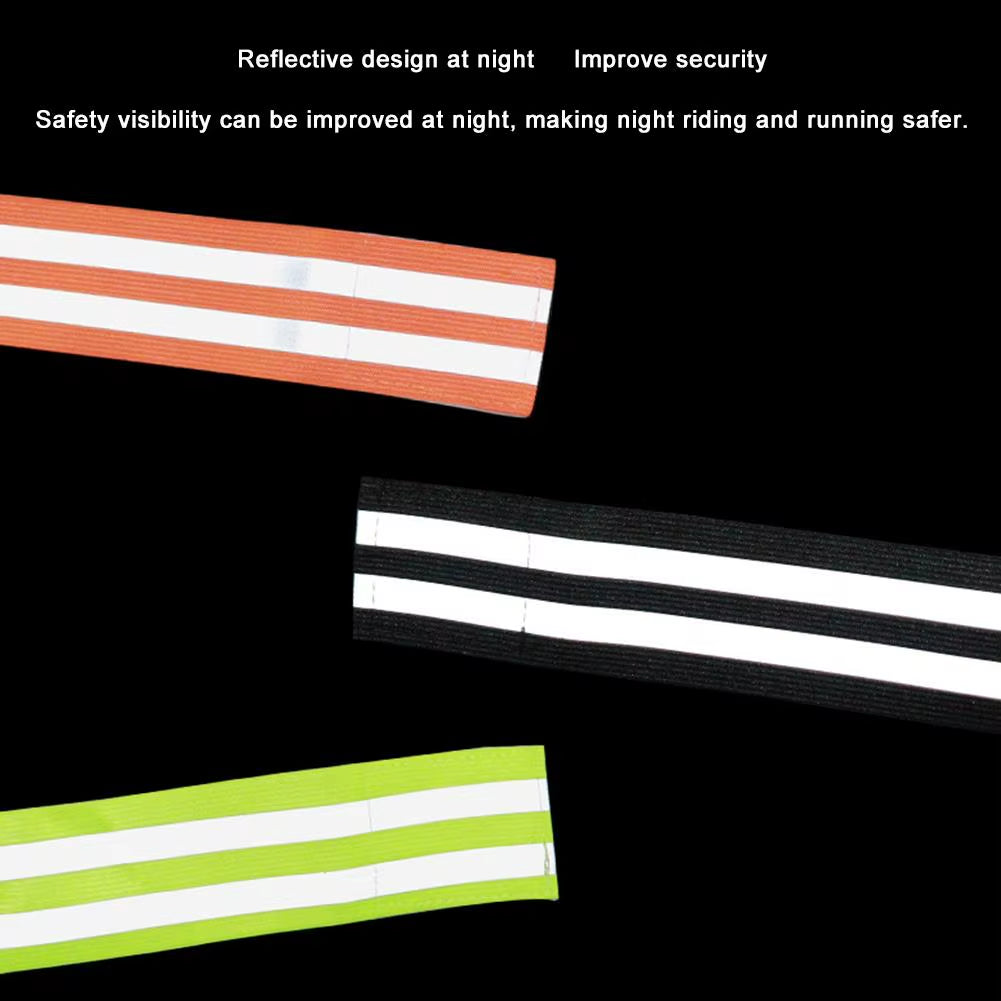 High-Visibility Reflective Trouser Clips (2 Pcs) – Adjustable Bike Leg Bands for Commuting